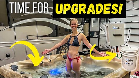 A New Hot Tub & Salts Gone Setup! (Intex Hot tub Died!)