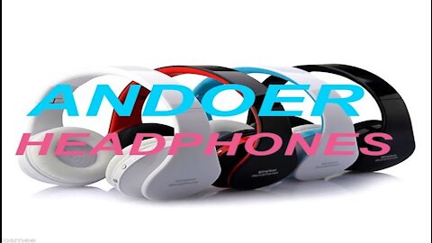 Andoer Wireless Bluetooth Headphones Unboxing