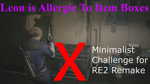 RE2 Remake No Item Box, PS4 pro S+ Rank Leon A, In-game Commentary