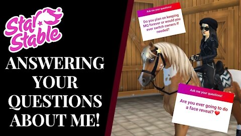 Answering YOUR Questions... Q&A Face Reveal? Star Stable Quinn Ponylord