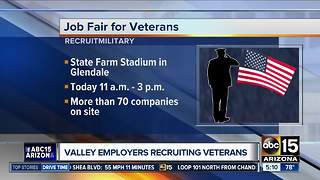 Job fair for veterans in Glendale on Thursday