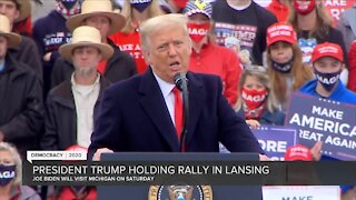 President Trump holding rally in Lansing week ahead of Election Day