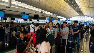 Protests Disrupt Hong Kong Airport Operations For Second Straight Day