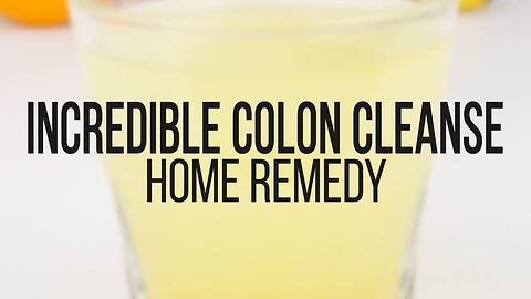 Incredible colon cleanse home remedy