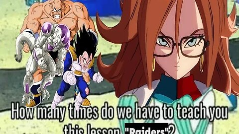 Dragon Ball FighterZ - Android 21 (Lab coat) vs the Three Worst Raiders in Dragon Ball: The Breakers