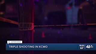 KCPD investigates triple shooting in 6300 block of Agnes Avenue