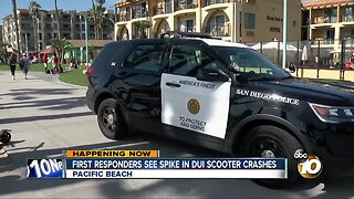 First responders see spike in drunk driving on scooters