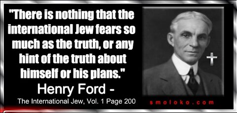 The International Jew by Henry Ford - 30. How Jews Capitalized a Protest Against Jews