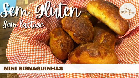 Mini Bisnaguinhas - Sem Glúten e Sem Lactose