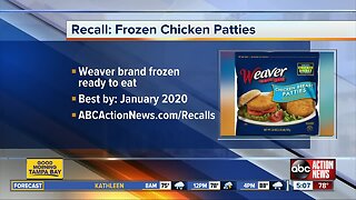 Tyson recalls frozen ready-to-eat chicken patties