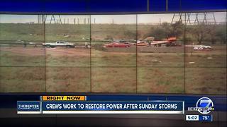 People in northeastern Colorado deal with storm damage