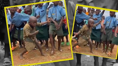 This kid's dance style has become viral on social media!