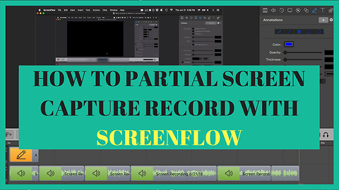 How To Partial Record A Screen With Screenflow | Marco Diversi