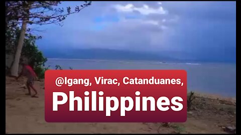 One of the beaches in Virac, Catanduanes