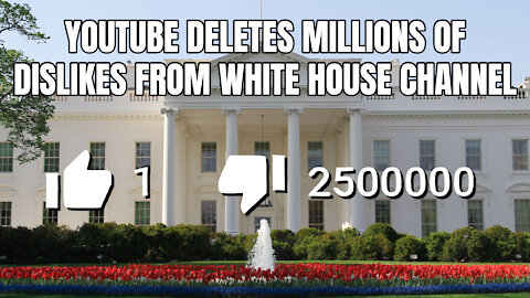 YouTube Deletes Millions Of Dislikes From White House Channel