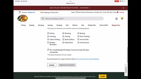 How to Create a Bass Pro Account