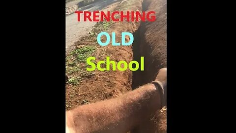 Trenching Old School ROCKY Soil by Hand | D.I.Y in 4D