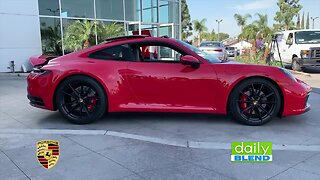 Daily Blend: Test Driving the New Porsche 911