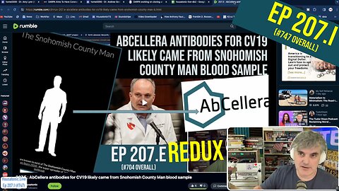 207.I (207.E redux) AbCellera antibodies for CV19 likely came from Snohomish County Man blood sample