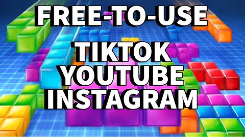 Free-to-Use Tetris Footage: Free Video for Content Creators on TikTok, YouTube, and Instagram!