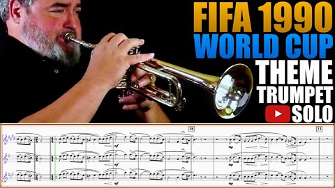 FIFA WORLD CUP THEME "Nessun Dorma" - G.Puccini. Trumpet Solo. Play Along!