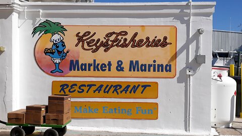 World Famous Lobster Reuben Keys Fisheries Seafood Restaurant, Market, & Marina in Marathon Florida