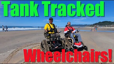 VLOG 440: david's chair! (tracked wheelchair)