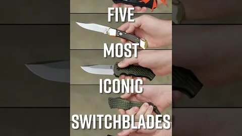 5 Most Iconic Switchblades #KnifeCenter #shorts