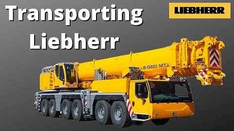 This is How You Transport HUGE Liebherr Crane & Excavators