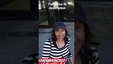 BASED AF Black woman in East Harlem surprises me when she calls Trump “the king”