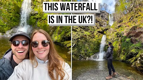 AMAZING Waterfall in Wales! 🏴󠁧󠁢󠁷󠁬󠁳󠁿 You Must Visit Pistyll Rhaeadr (UK Travel Gems)