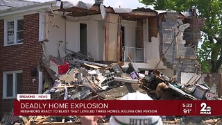 DEADLY HOME EXPLOSION, NEIGHBORS REACT TO BLAST THAT LEVELED THREE HOMES, KILLING ONE PERSON