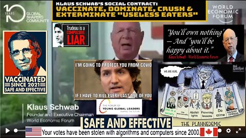 "NOBODY IS SAFE"... 'UNTIL EVERYBODY IS (GRAPHENE-GENE) INJECTED' [KLAUS (ROTHSCHILD) SCHWAB]