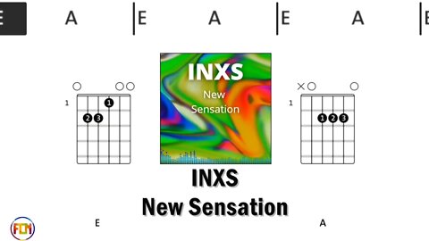 INXS New Sensation - FCN Guitar Chords & Lyrics HD