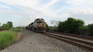 Norfolk Southern Loaded Dusty Coal Train From Lewis Center, Ohio