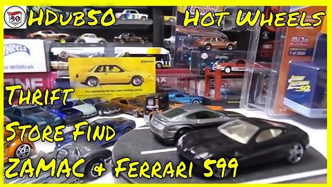 We have more Thrift Store Finds Ferrari 599 GTB & ZAMAC Shelby Mustang GT350R