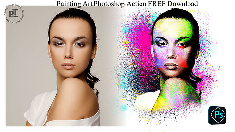 Painting Art Photoshop Action FREE Download