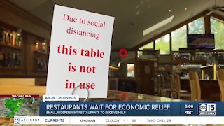Restaurants wait for economic relief as pandemic rages on