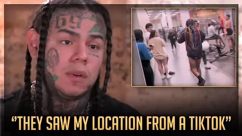 6IX9INE GETS JUMPED IN A GYM FROM A TIKTOK.. I 6IX9INE GETS JUMPED REACTION