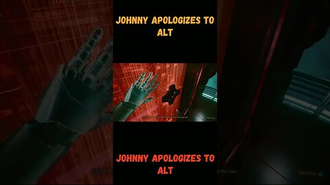 Johnny Silverhand Apologizes To Alt (cyberpunk) #shorts