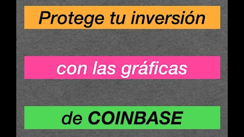 Proteger tu inversión con las gráficas de COINBASE