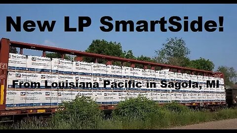 LP SmartSide From Louisiana Pacific Mill Outbound! #trainvideo #trains | Jason Asselin