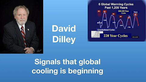 David Dilley: Signals that global cooling is beginning | Tom Nelson Pod #97