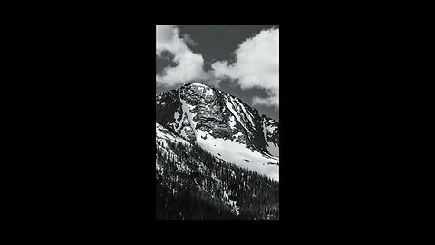 Canon RP Mountain Landscape Black & White