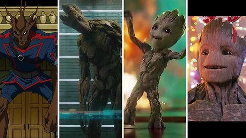 Evolution of Groot in Movies & TV (2010-2023)