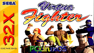 Virtua Fighter 32X no PCLinuxOS / Virtua Fighter 32X on PCLinuxOS