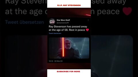 STARS WARS - THOR - RAY STEVENSON #rip