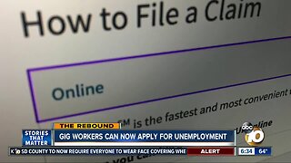 Gig workers in California can apply for unemployment