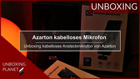 Unboxing kabelloses Ansteckmikrofon von Azarton - Unboxing Planet