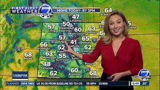 Windy & warmer in Denver on Friday